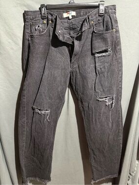 Aviator Nation Black Distressed Women’s Jeans